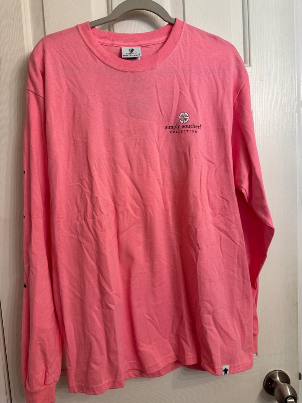 Simply Southern Pink Coral Long Sleeve Tee